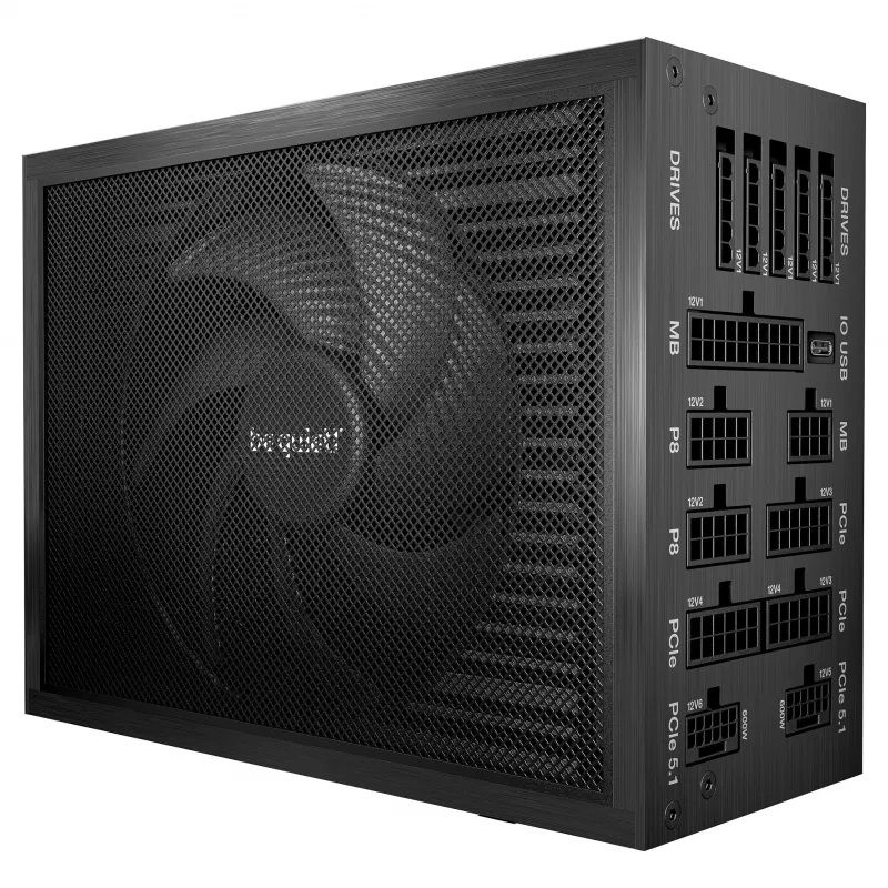 be quiet! Dark Power Pro 14 IO 1600W ATX 3.1 PCIe 5.1 80+ Titanium Pilnai modulinis maitinimo šaltinis