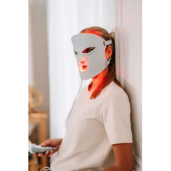 Beautifly AuraSkin Pro LED Light Therapy Face Mask - 7 spalvų, 192 diodai, įkraunama