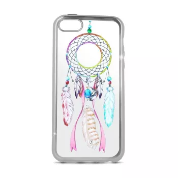 Beeyo Dreamcatcher TPU Dėklas Huawei P8 Lite 2017 / P9 Lite 2017 - Sidabrinis