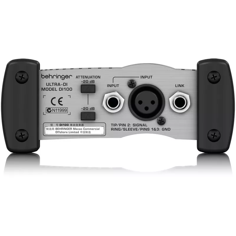 Behringer DI100 Ultra-DI aktyvioji tiesioginio prijungimo dėžutė