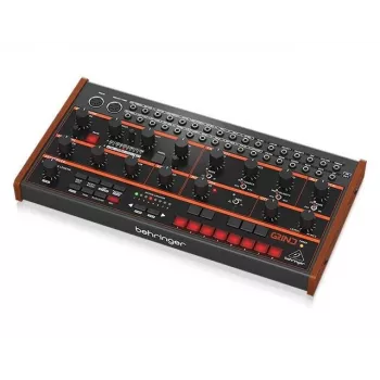 Behringer GRIND Hybrid Synthesizer Semi-Modular Desktop su analoginiais VCO, wavetable, dvigubais filtrais, sekvensoriumi ir Multi-FX
