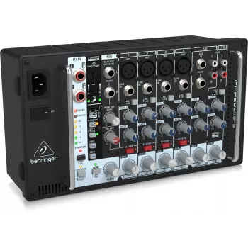 Behringer PMP500MP3 500W 8 kanalų stiprintuvo sumaišytuvas su MP3 grotuvu ir KLARK TEKNIK FX
