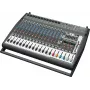 Behringer PMP6000 20 kanalų stiprintuvu integruotas maišytuvas su dvigubu FX ir 1200W tiltiniu režimu, juodos spalvos