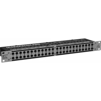 Behringer PX3000 48 taškų 1/4 inch TRS Patch Panel, 1U rack, 3 režimų perjungimas