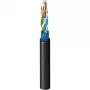Belden CatSnake Category 5E taktinis eterneto kabelis, 24 AWG, vytos poros, TPE apvalkalas, juodas, 100 MHz, Gigabit, High-Flex