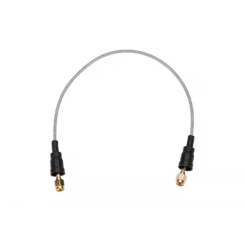 Belden RP-SMA/RP-SMA 50cm RF100LL koaksialinis pigtail kabelis, 50 omų, juodas