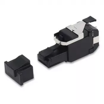 Belden RVAFPUBK-B24 REVConnect 10GX UTP lauko montavimo RJ45 kištukas, 6A kategorija, juodas
