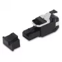 Belden RVAFPUBK-B24 REVConnect 10GX UTP lauko montavimo RJ45 kištukas, 6A kategorija, juodas