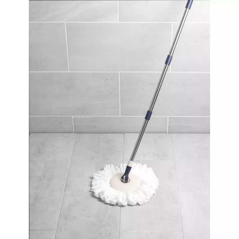 Beldray Spin Mop & Refill Head - Grey/Blue