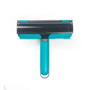 Beldray LA00000016TQEU7 Lint Roller Brush - daugkartinis savaime išsivalantis dvipusis audinių šepetys drabužiams, apmušalams, gyvūnų plaukams - pilka/balta