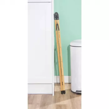 Beldray LA00000051EU7 Bamboo Clothes Airer - Sulankstomas bambukinis džiovintuvas A rėmu, 7 m džiovinimo vieta, 12 bėgelių, 2 pakopos, natūralus bambukas