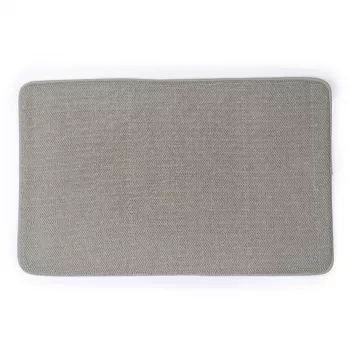 Beldray LA00000099NEU7 Anti-Mould Memory Foam Bath Mat 50 x 80 cm, Pilka