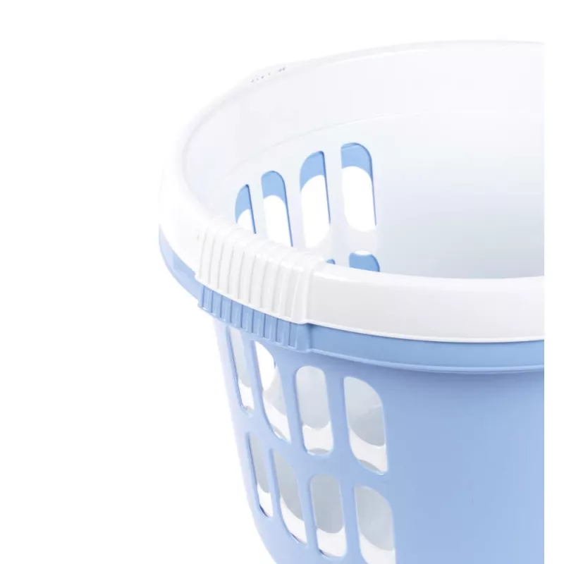 Beldray LA00000174CRNEU7 Skalbinių krepšelių rinkinys 2 vnt., 30L, Baltas/Mėlynas