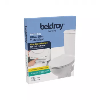 Beldray LA00000201WPEU7 Anti-bac Ultra-Slim Unitazinis Sėdynė, Balta