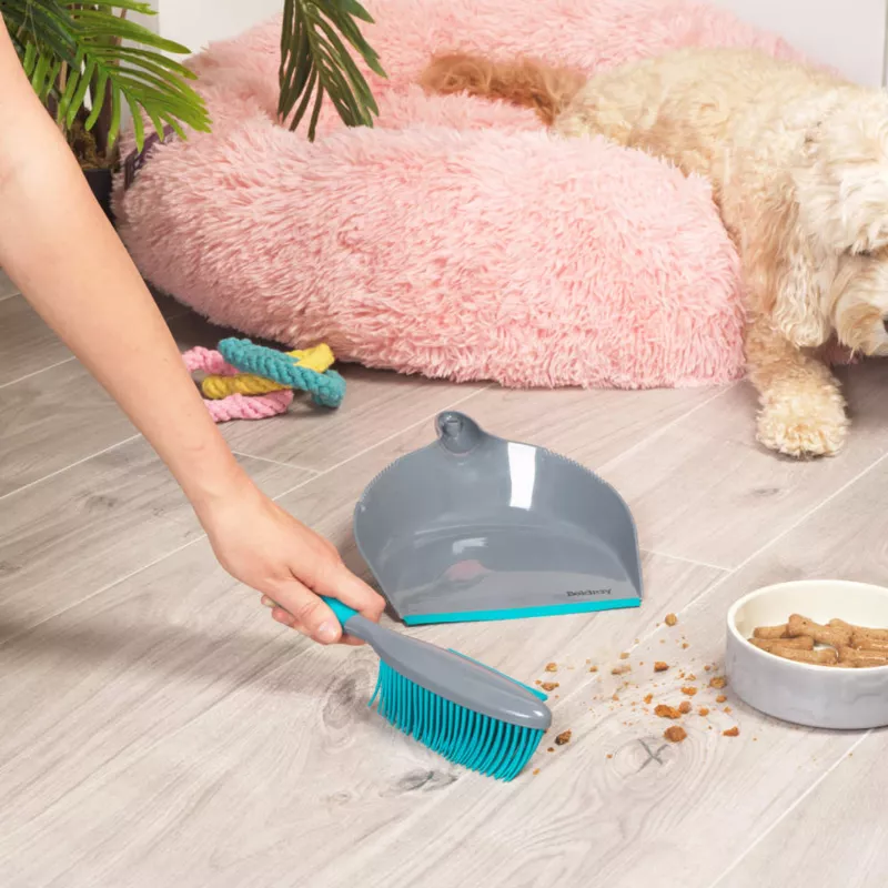 Beldray LA034191UFPEU7 Anti-bac Pet Plus+ Guminiu Šeriu Šluotelė ir Samtelis