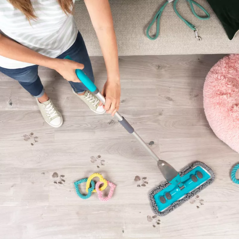 Beldray LA034245KDUFFEU7 Antibac Pet Plus+ 2-in-1 Spray Mop - Grey/Blue