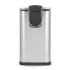 Beldray LA036683SSPEU7 Slimline D-Shaped Pedal Bin 5-Litre, Silver