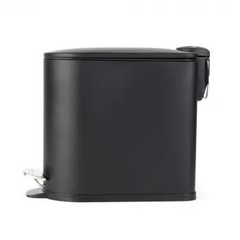 Beldray LA036690BLKPEU7 Slimline D formos pedalinis šiukšlių kibiras, 5 litrai, juodas