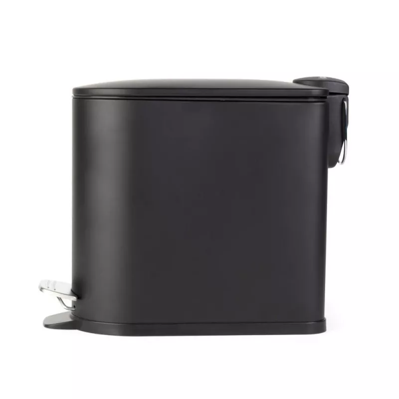Beldray LA036690BLKPEU7 Slimline D formos pedalinis šiukšlių kibiras, 5 litrai, juodas