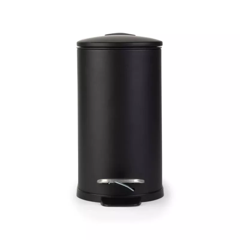 Beldray LA036690BLKPEU7 Slimline D formos pedalinis šiukšlių kibiras, 5 litrai, juodas