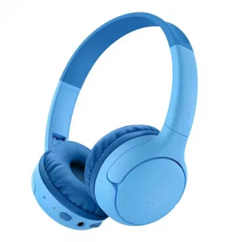 Belkin SoundForm Mini 2 belaidės ausinės vaikams, mėlynos