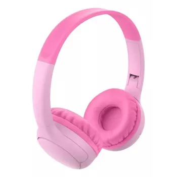 Belkin SoundForm Mini 2 Kids belaidės ausinės ant ausų su dėklu, rožinė