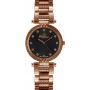 BELLEVUE D26 Women's Quartz Analog Watch 32mm Stainless Steel Case Black Leather Strap