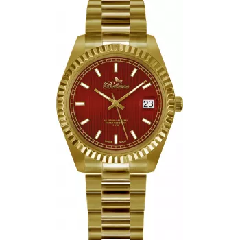 BELLEVUE H18 Moteriškas laikrodis su kvarciniu mechanizmu, 30 mm, sidabrinis ciferblatas, juodas odinis dirželis