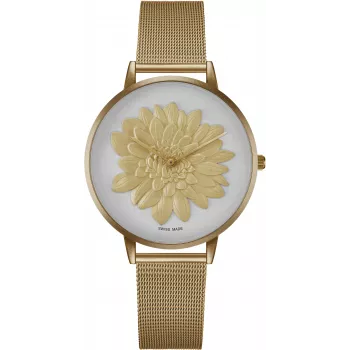 BELLEVUE Woman D13 40mm Nerūdijančio plieno laikrodis sidabrinis