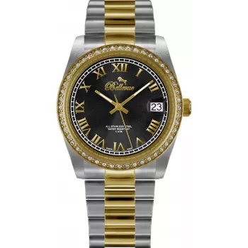 BELLEVUE Woman I12 Laikrodis 27mm Nerūdijantis Plienas Sidabrinis Ciferblatas Juoda Oda