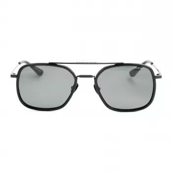 Belstaff Avedon S118 vyriški akiniai nuo saulės – juodas acetato rėmelis, pilki polikarbonato lęšiai, UV400 apsauga, 56/20/145 mm
