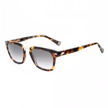 BELSTAFF COOPER-S192 Unisex Sunglasses - 52/21/145 mm - Black Frame Grey Lens