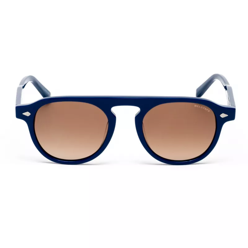 BELSTAFF LARSSON-AZUL Unisex akiniai, mėlynas rėmelis, pilki lęšiai 49/21/145 mm UV400