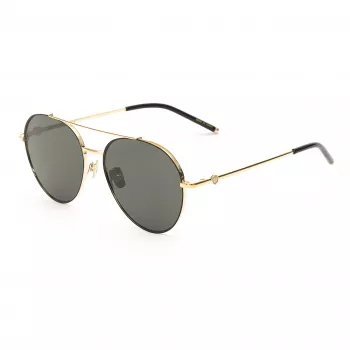 Belstaff Magnumdoradon Unisex Sunglasses - 58/17/145 mm - Black Frame Grey Lens