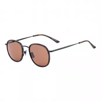 BELSTAFF MAN ORWELL-S072 Akiniai - Juodas Rėmas, Pilki Lęšiai, 50/22/150 mm