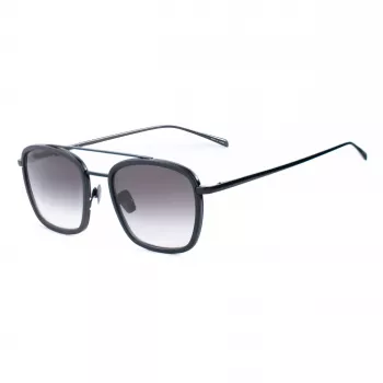 BELSTAFF MAN Ryder CLARS08 Akiniai - Juodas Acetato Rėmelis, Pilki Polikarbonato Lęšiai, UV400 Apsauga, 54/21/145 mm