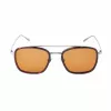 BELSTAFF MAN RYDER-S085 Aviatoriniai akiniai nuo saulės, juodas acetatas, pilki lęšiai 54/21/145 mm