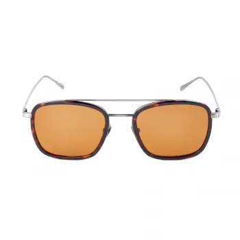 BELSTAFF MAN RYDER-S085 Aviatoriniai akiniai nuo saulės, juodas acetatas, pilki lęšiai 54/21/145 mm