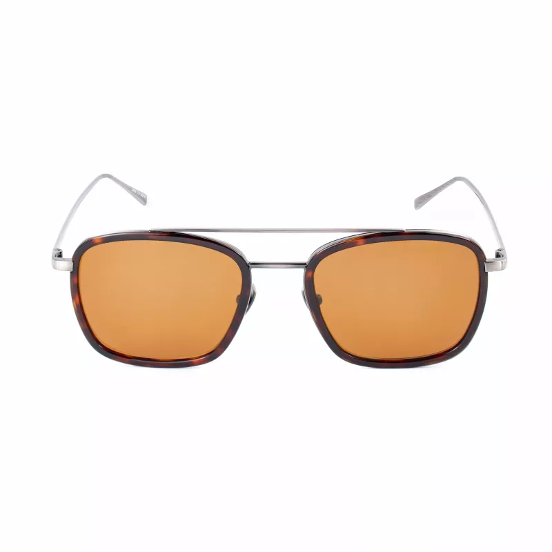 BELSTAFF MAN RYDER-S085 Aviatoriniai akiniai nuo saulės, juodas acetatas, pilki lęšiai 54/21/145 mm