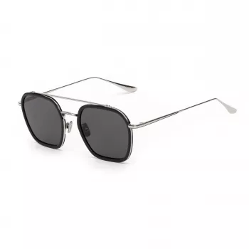 BELSTAFF MERRICKIIGRIS Vyriški kvadratiniai acetatiniai akiniai nuo saulės 54/23/143 mm Pilki