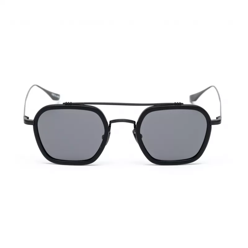 BELSTAFF MERRICKNEGROW Unisex Akiniai - Juodas Rėmas, Pilkai Rudi Lęšiai, 47/23/143 mm