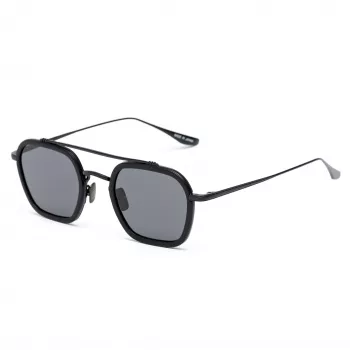 BELSTAFF MERRICKNEGROW Unisex Akiniai - Juodas Rėmas, Pilkai Rudi Lęšiai, 47/23/143 mm