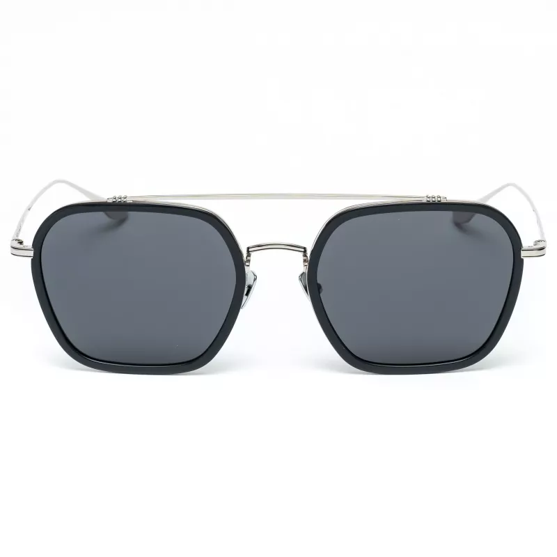 Belstaff Merrikiigris Vyriški Akiniai nuo Saulės – Pilkas Acetatinis Rėmas su Pilkais Polikarbonatiniais Lęšiais – 52/17/140 mm
