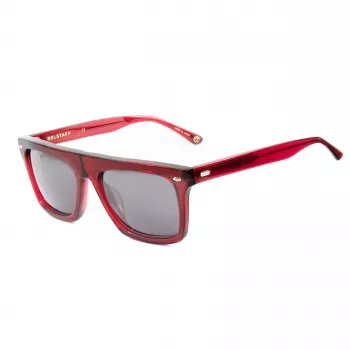 BELSTAFF Randfodii vyriški akiniai nuo saulės - acetatinis rėmelis, polikarbonatiniai lęšiai, UV400 apsauga, 58 mm lęšio plotis, juoda/pilka