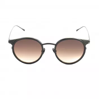 BELSTAFF Unisex Parkgate-S120 Akiniai - Juodas Acetato Rėmelis, Pilki Polikarbonato Lęšiai, UV400 Apsauga, 48/21/145 mm