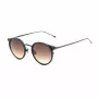 BELSTAFF Unisex Parkgate-S120 Akiniai - Juodas Acetato Rėmelis, Pilki Polikarbonato Lęšiai, UV400 Apsauga, 48/21/145 mm