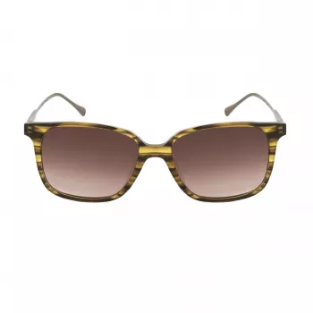 BELSTAFF Moteriški Bonington akiniai nuo saulės BONINGTONS024 - juodas acetato rėmelis, pilki polikarbonato lęšiai, UV400 apsauga, 53 mm lęšio plotis