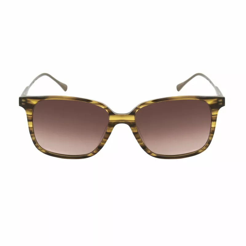 BELSTAFF Moteriški Bonington akiniai nuo saulės BONINGTONS024 - juodas acetato rėmelis, pilki polikarbonato lęšiai, UV400 apsauga, 53 mm lęšio plotis