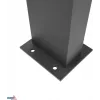 BEMKO SOLVEO Hybrid LED sodo prožektorius, 7W, 600lm, CCT 3000K/4000K/6500K, 80cm, IP65, tamsiai pilkas, PIR jutiklis