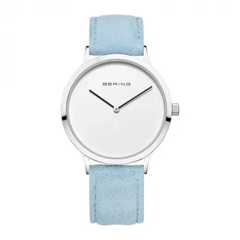 Bering Classic moteriškas kvarcinis laikrodis 39mm rožinio aukso nerūdijančio plieno tinklelis